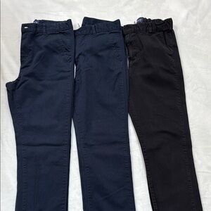 3 Children's Place Black and Blue Casual Bottoms